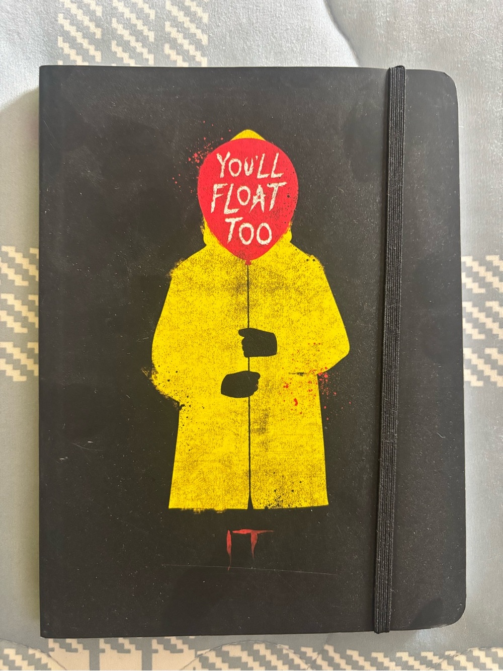 Pennywise IT Raincoat Graphic Notebook - 'You'll Float Too' Design